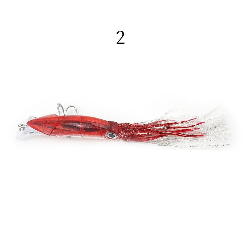 2 pcs 14cm 40g octopus shaped sea fishing lure bait
