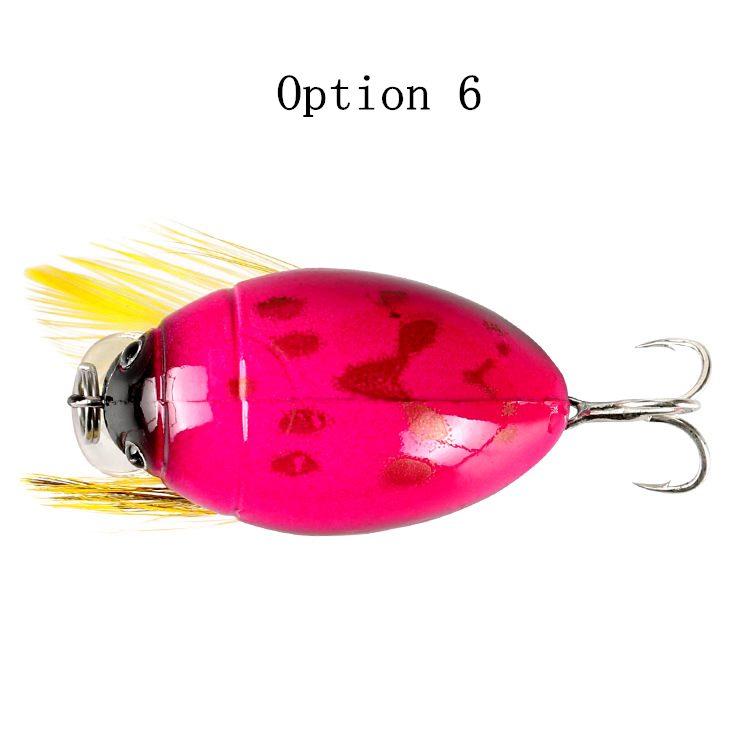 2 pcs 3.8cm 4g beetle Bionic Bait Painted Plastic Hard Bait