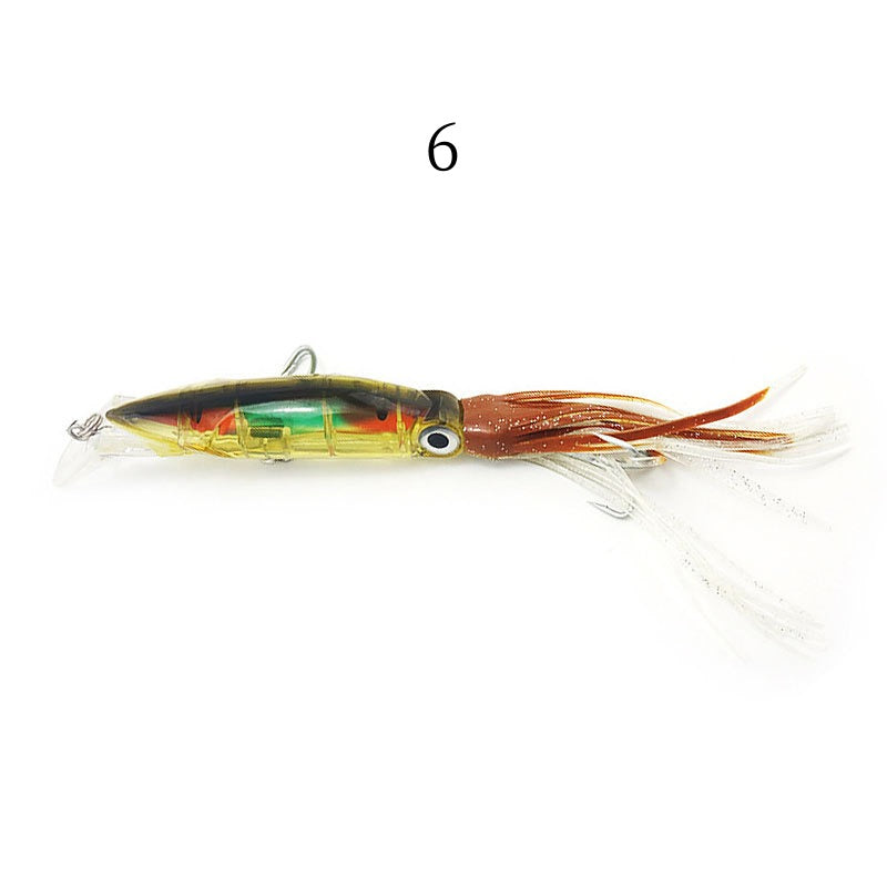 2 pcs 14cm 40g octopus shaped sea fishing lure bait