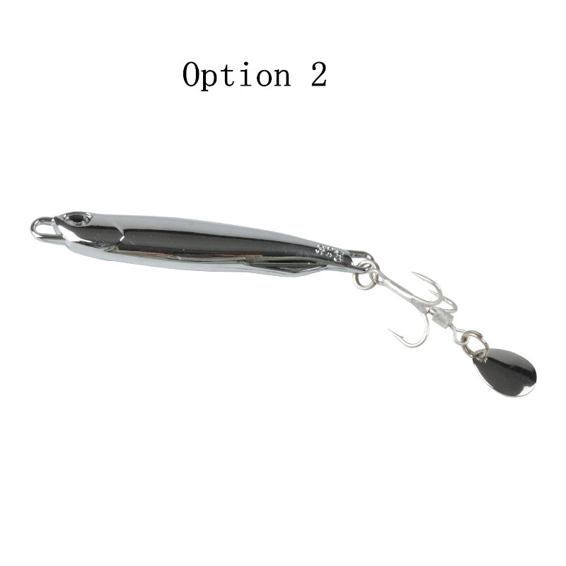 2pc 10/15/20/30/40/60/80g JIG electroplated mirror silver blank lure