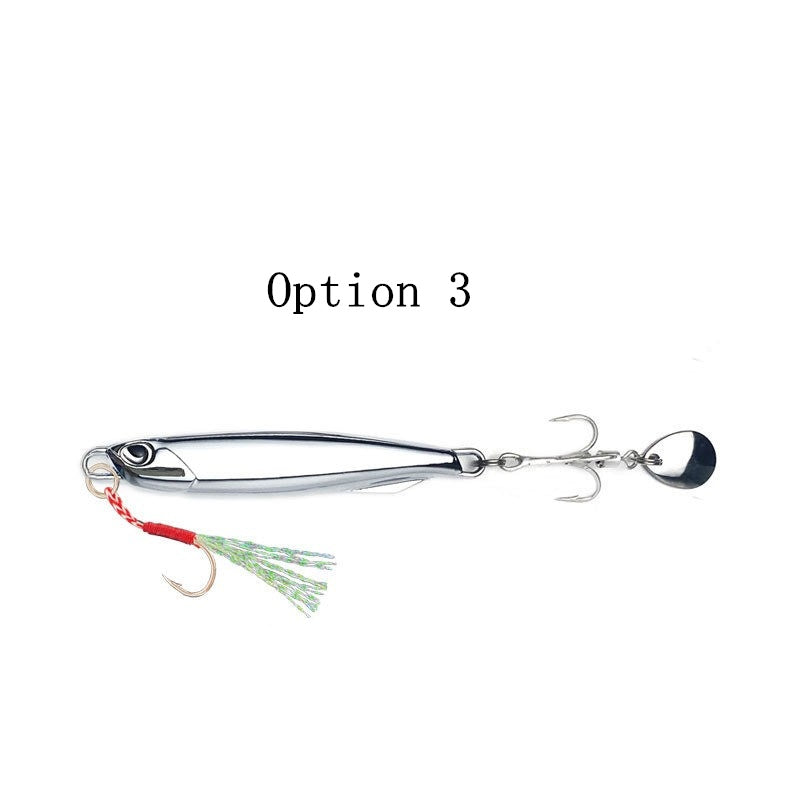 2pc 10/15/20/30/40/60/80g JIG electroplated mirror silver blank lure