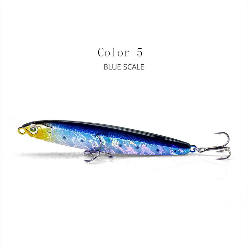 5 pcs 10/14/16/18/22g long range underwater bait pencil lure