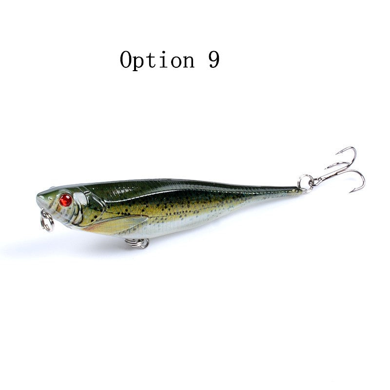 2pc 9.9cm 9.9g top water pencil lure