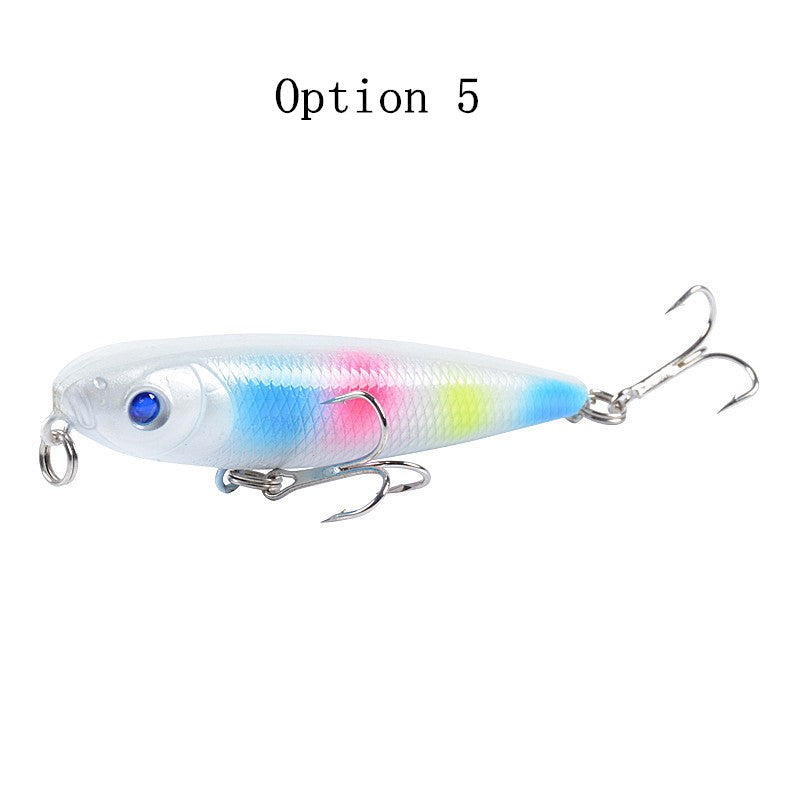 2pc 8cm 8.6g top water pencil lure