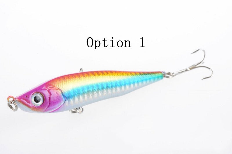 2pc 9.5cm 21g long cast underwater pencil lure