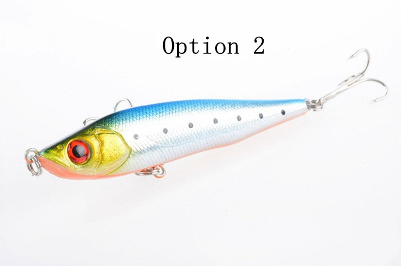 2pc 9.5cm 21g long cast underwater pencil lure