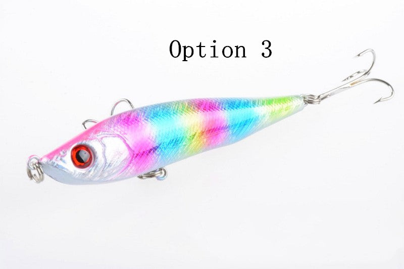 2pc 9.5cm 21g long cast underwater pencil lure