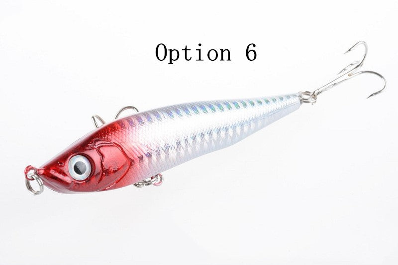 2pc 9.5cm 21g long cast underwater pencil lure