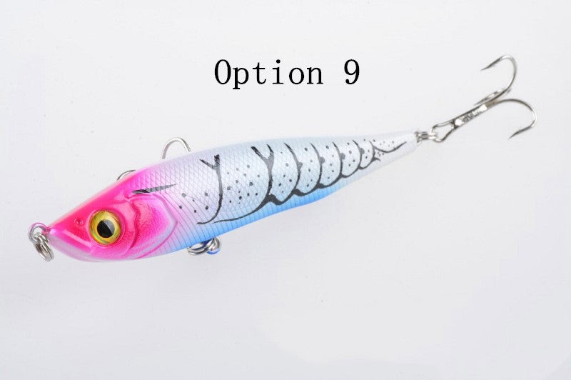 2pc 9.5cm 21g long cast underwater pencil lure