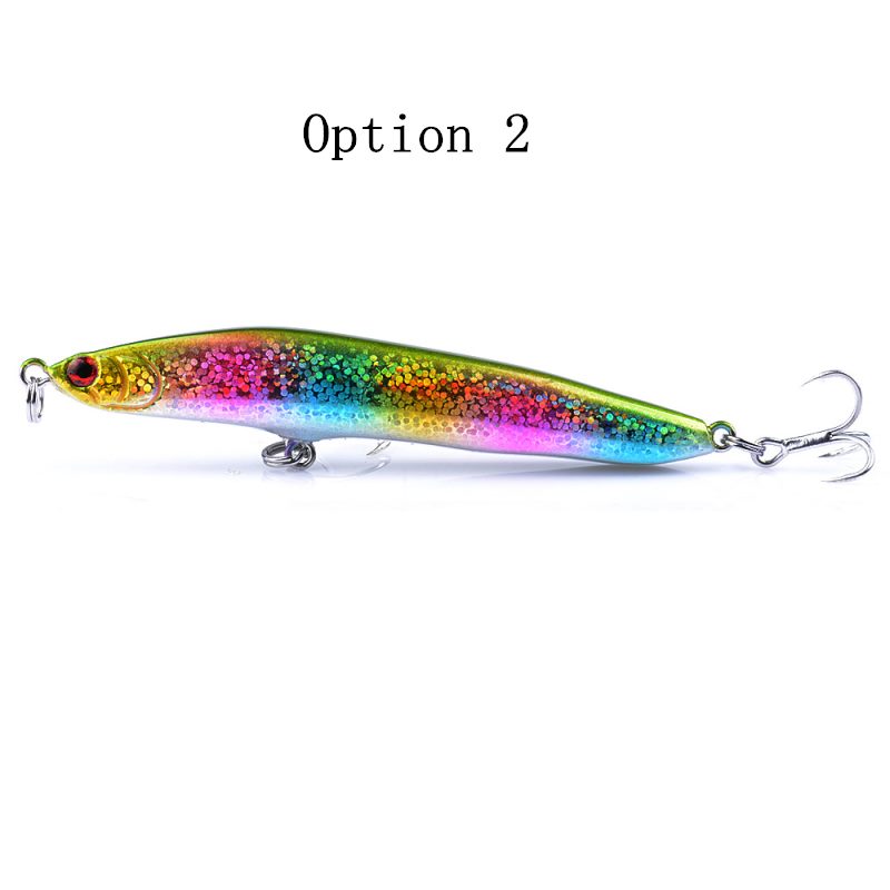 2pc 9.5cm 14g long cast underwater pencil lure