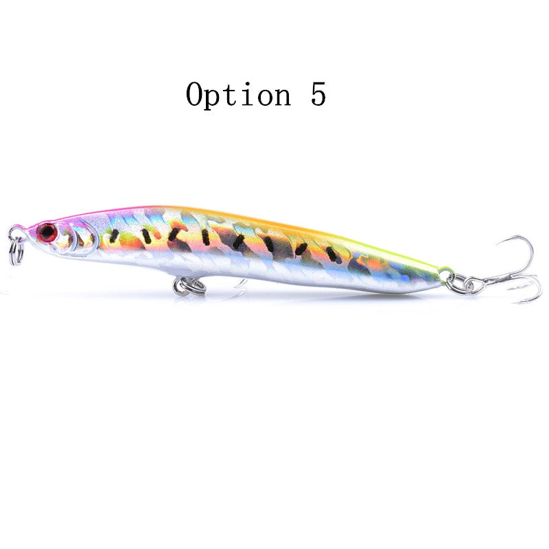 2pc 9.5cm 14g long cast underwater pencil lure