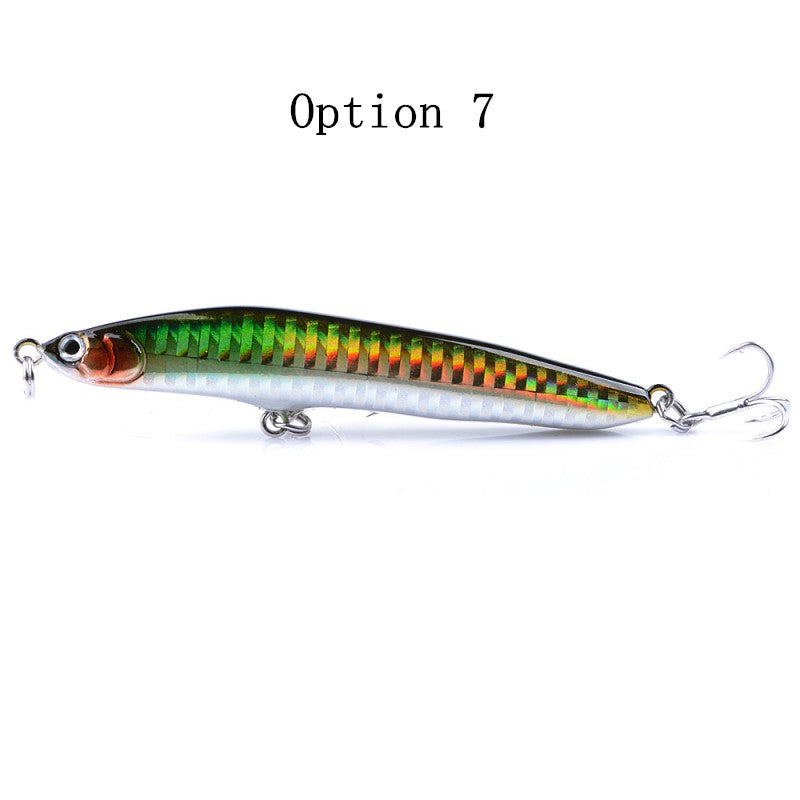 2pc 9.5cm 14g long cast underwater pencil lure