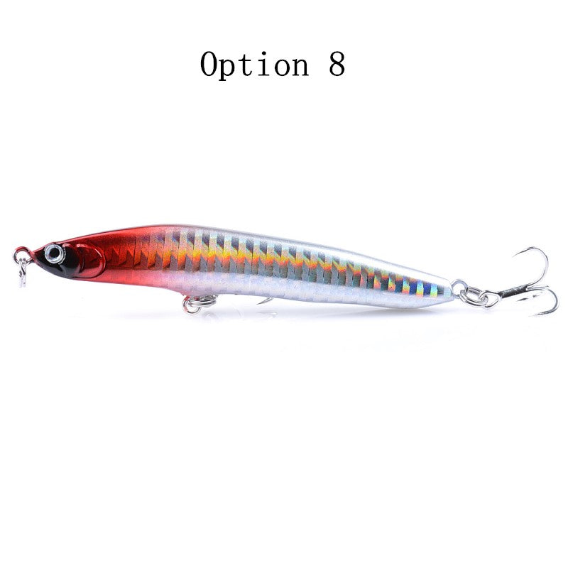 2pc 9.5cm 14g long cast underwater pencil lure