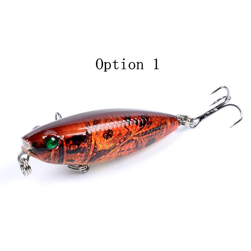 2pc 5.9cm 6.9g top water pencil lure