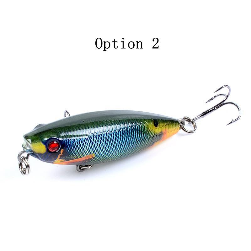 2pc 5.9cm 6.9g top water pencil lure