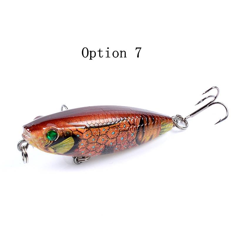 2pc 5.9cm 6.9g top water pencil lure
