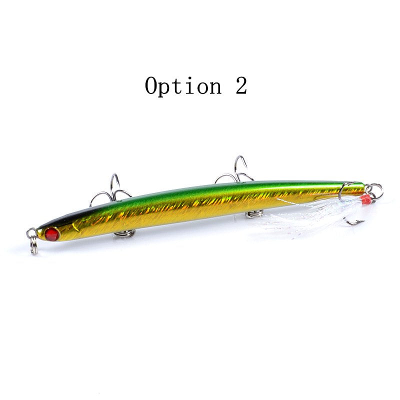 2pc 11.7cm 11.8g underwater pencil lure