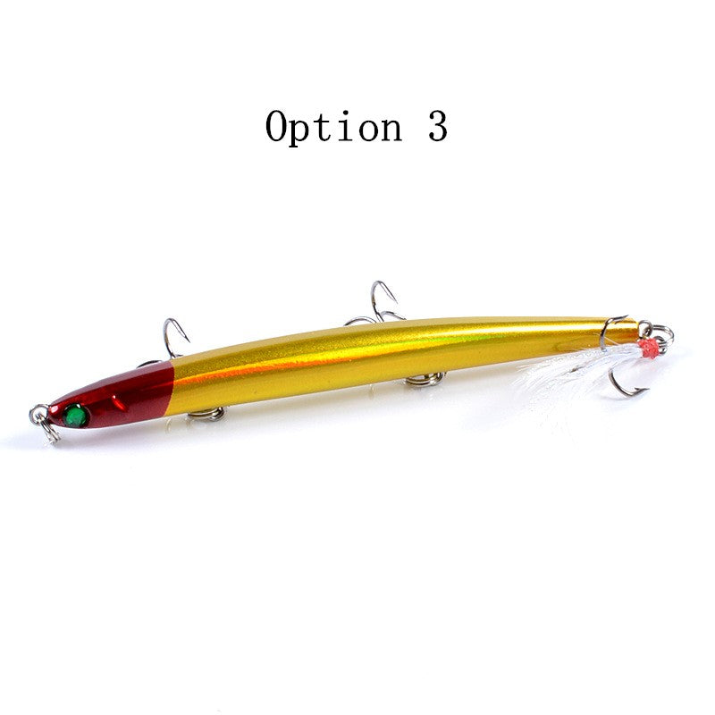 2pc 11.7cm 11.8g underwater pencil lure
