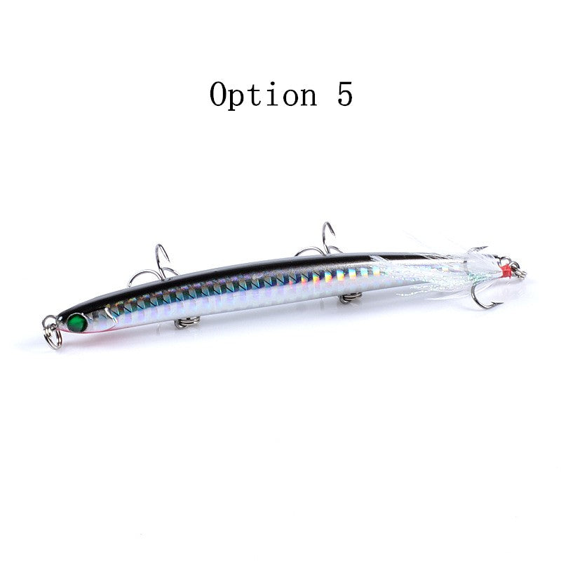 2pc 11.7cm 11.8g underwater pencil lure