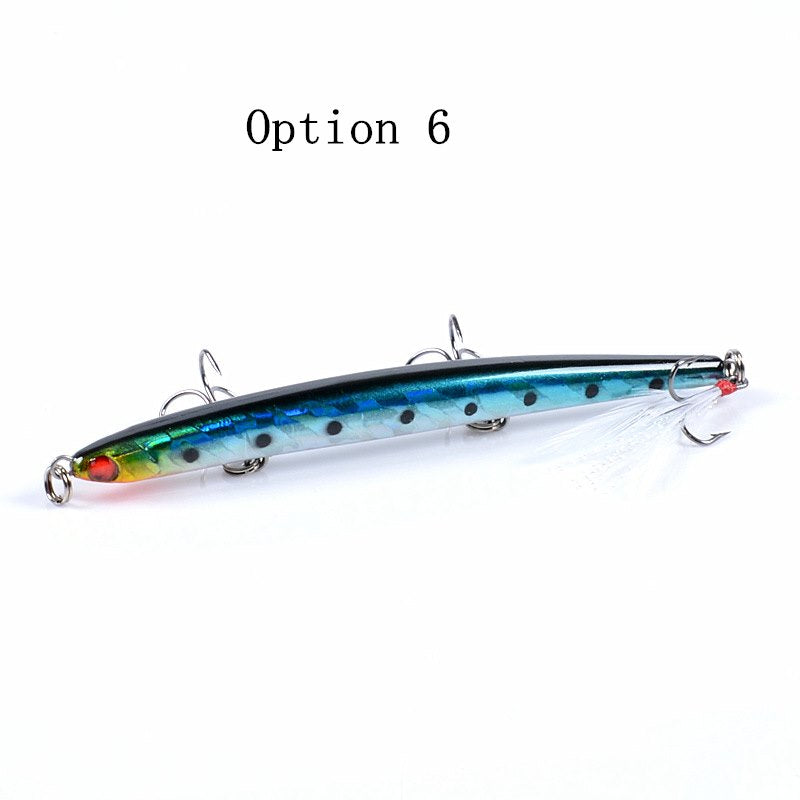2pc 11.7cm 11.8g underwater pencil lure