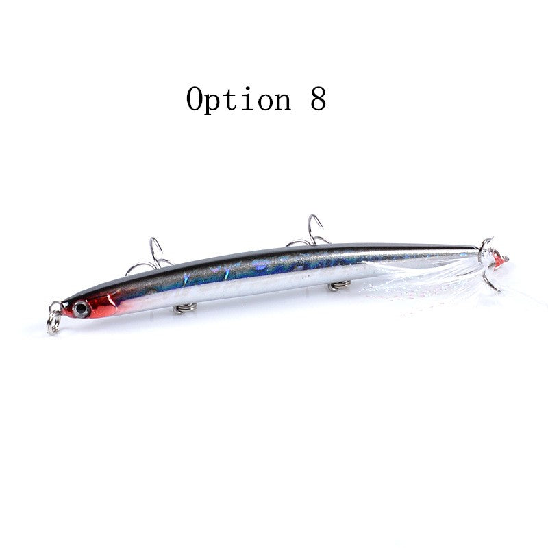 2pc 11.7cm 11.8g underwater pencil lure