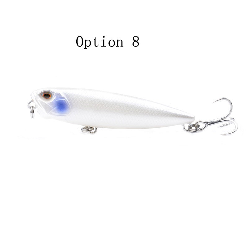 2 pcs 5.5g 6.5cm top water pencil lure