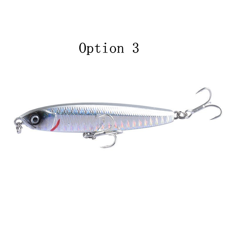 2pc 14/10/18/24g long cast submersible pencil lure