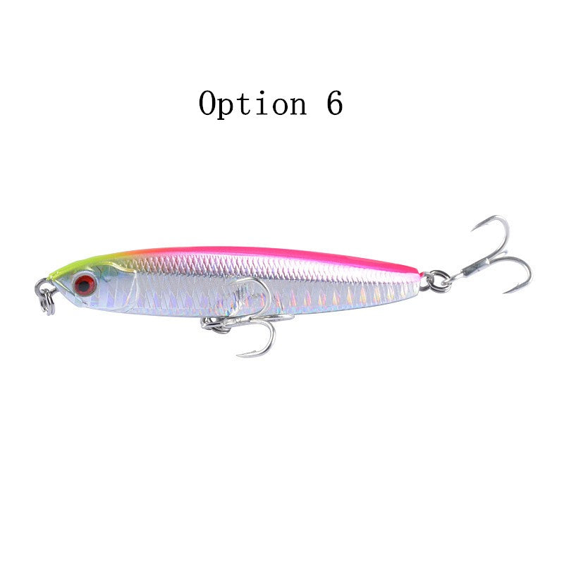 2pc 14/10/18/24g long cast submersible pencil lure