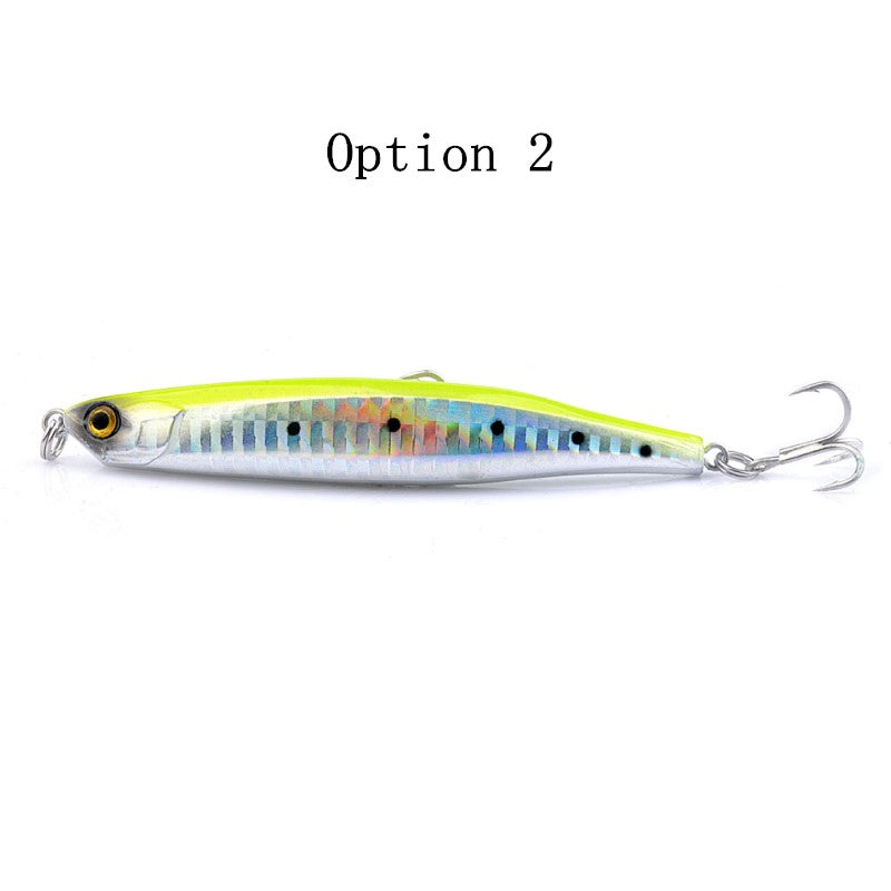 2 pcs 8cm 8g imitation of dying fish pencil lure