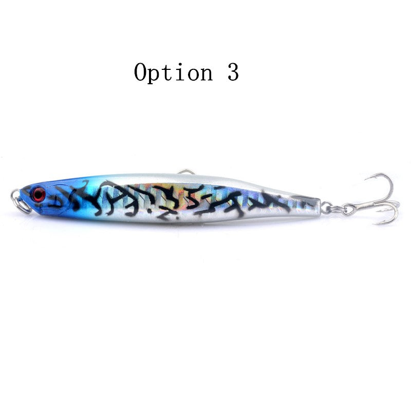 2 pcs 8cm 8g imitation of dying fish pencil lure