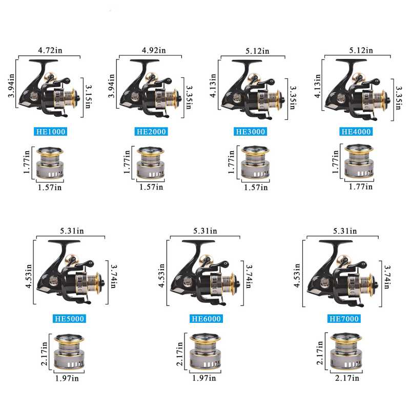 2pc spinning reels wholesale