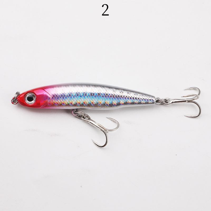 2 pcs 3.5/5.4/8.3/12g underwater pencil lure