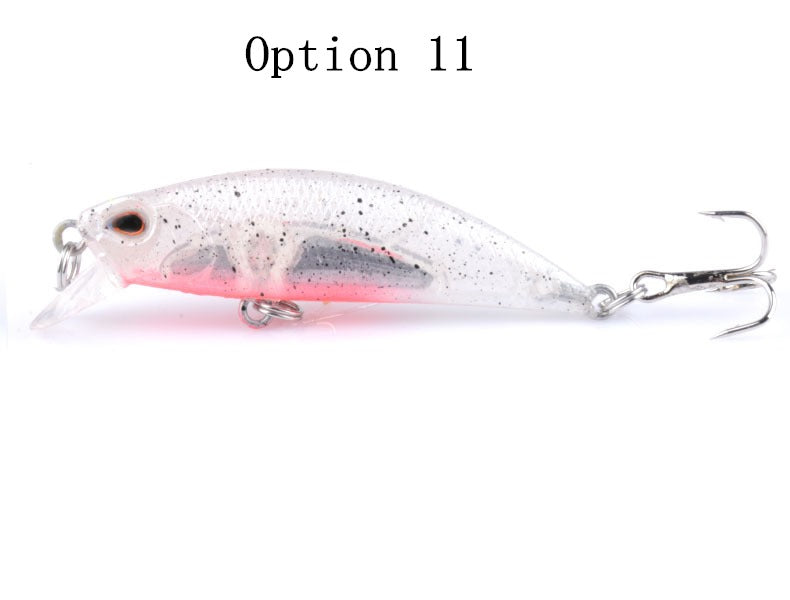 2 pcs 5g 5.5cm underwater minnow lure