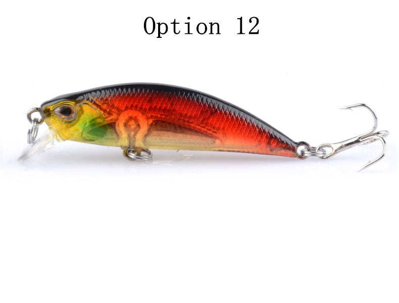 2 pcs 5g 5.5cm underwater minnow lure
