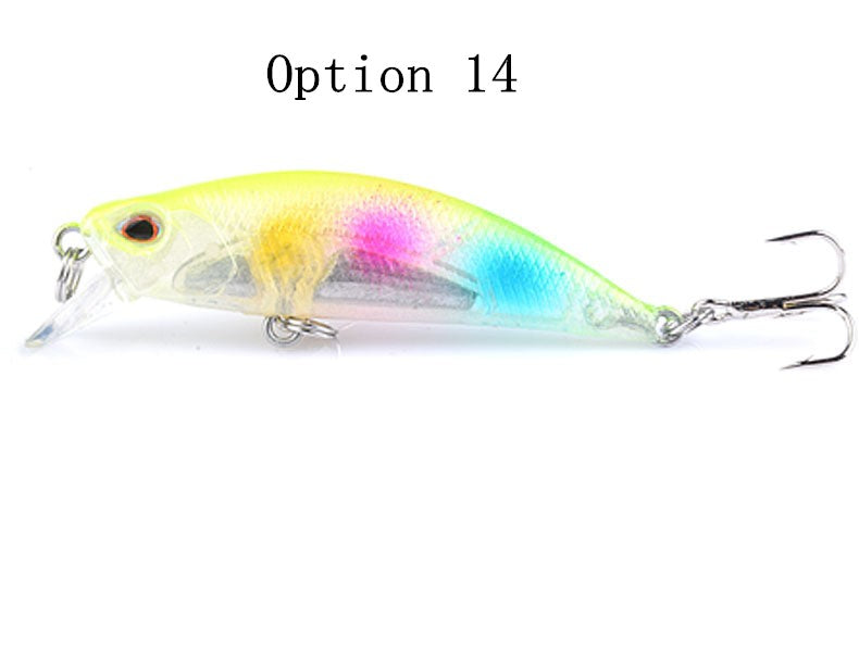 2 pcs 5g 5.5cm underwater minnow lure