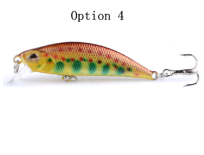 2 pcs 5g 5.5cm underwater minnow lure