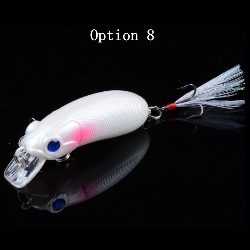 2 pcs 6cm 9.8g sinking crankbait lure
