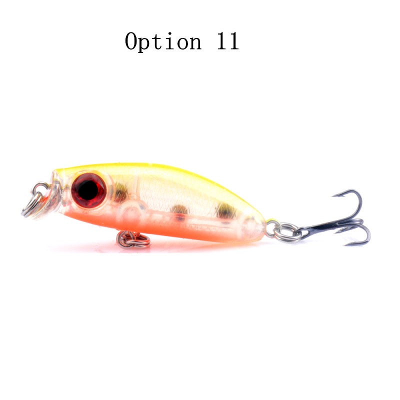 2 pcs 3.5cm 3g underwater minnow lure