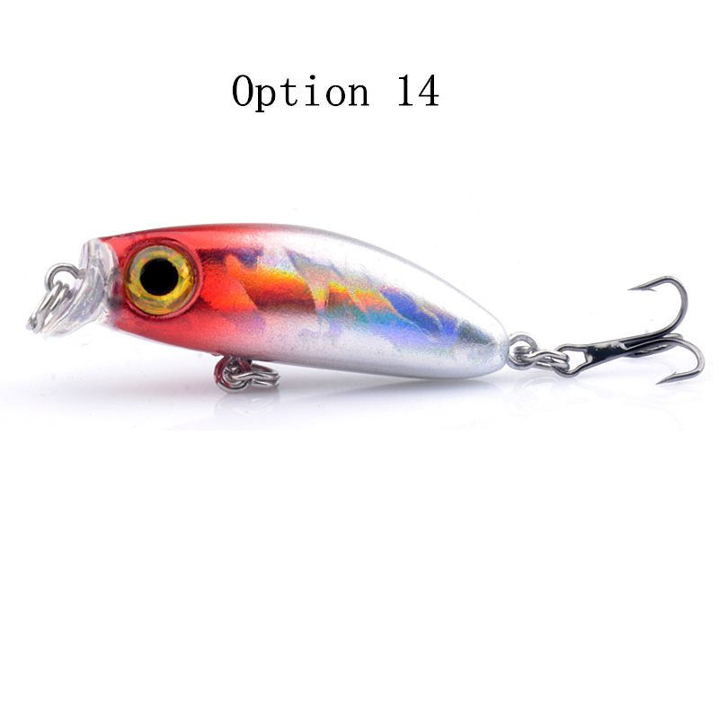 2 pcs 3.5cm 3g underwater minnow lure