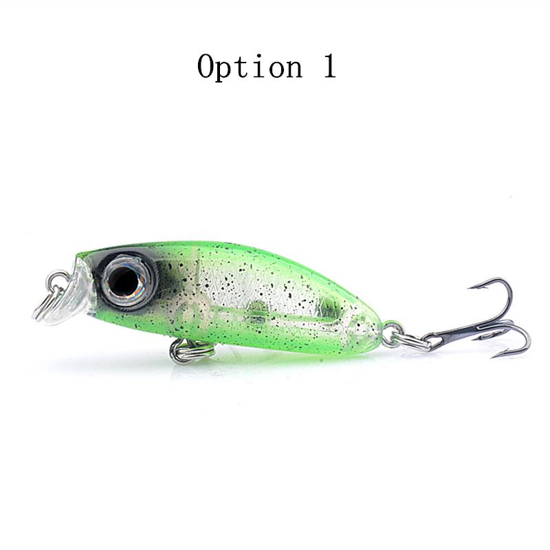 2 pcs 3.5cm 3g underwater minnow lure