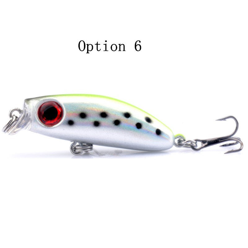 2 pcs 3.5cm 3g underwater minnow lure