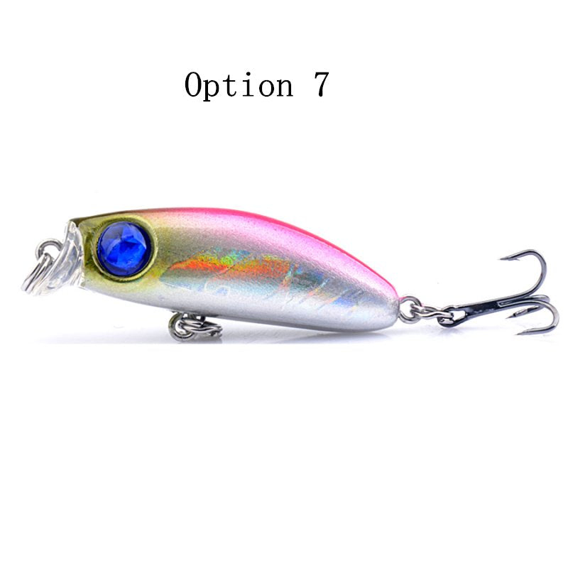 2 pcs 3.5cm 3g underwater minnow lure