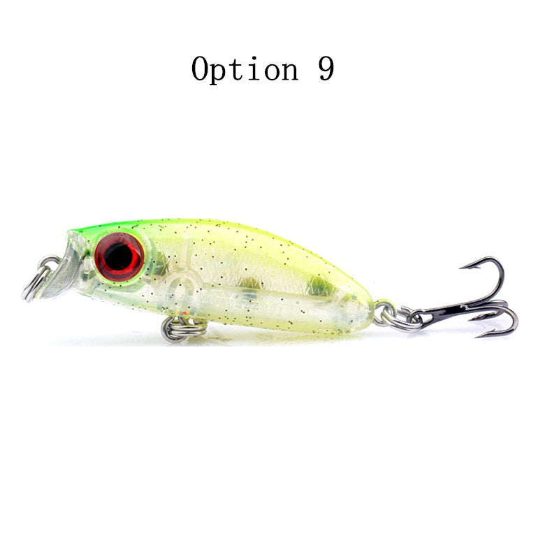 2 pcs 3.5cm 3g underwater minnow lure