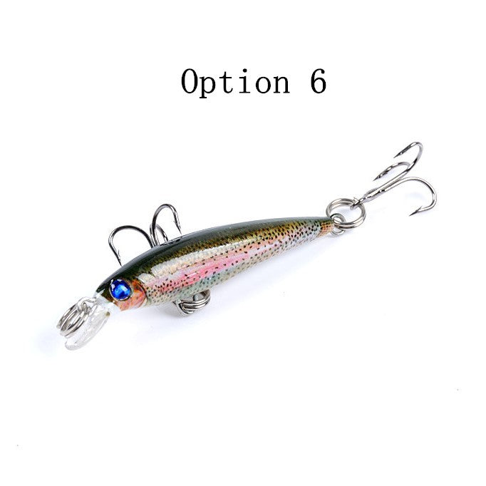 2 pcs 5cm 2.2g floating minnow lure