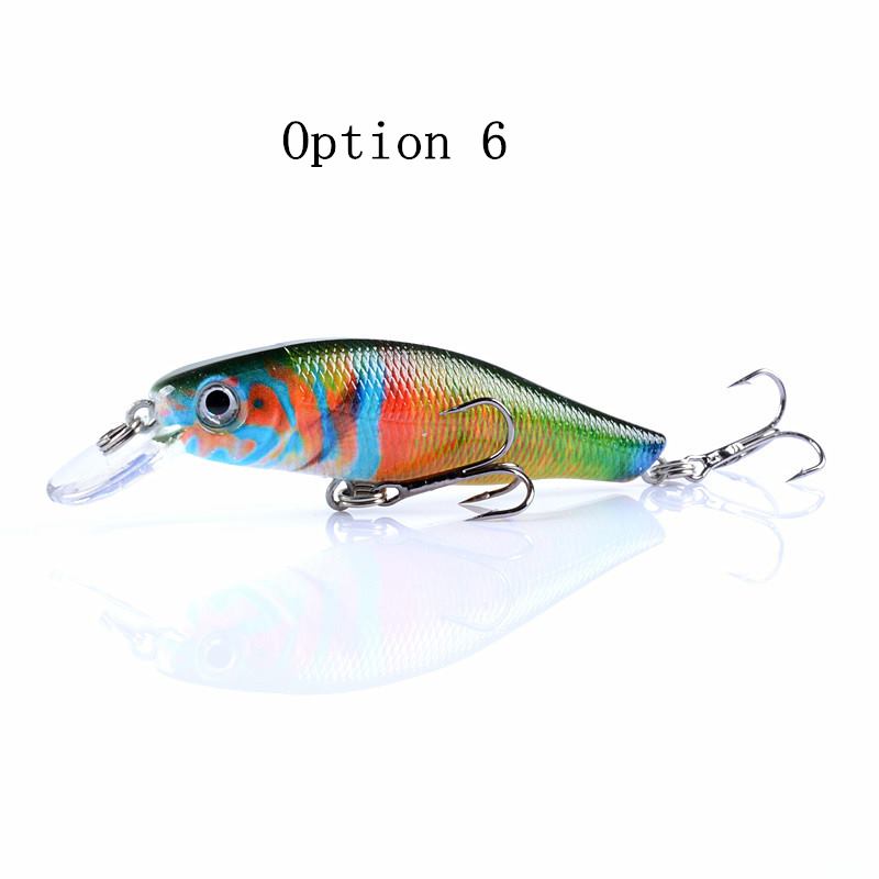 6 pcs 8.5cm 8.7g floating minnow lure