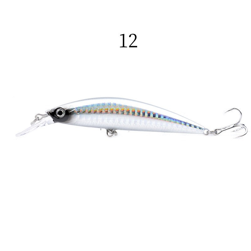 2pc 25.5g 10.7cm sinking minnow lure suitable for salty and fresh water