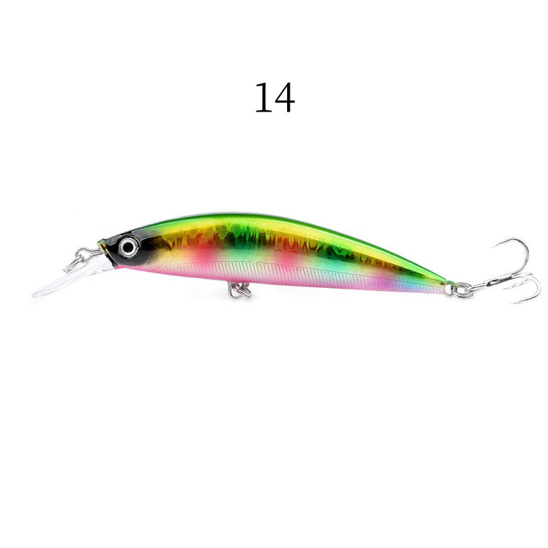 2pc 25.5g 10.7cm sinking minnow lure suitable for salty and fresh water