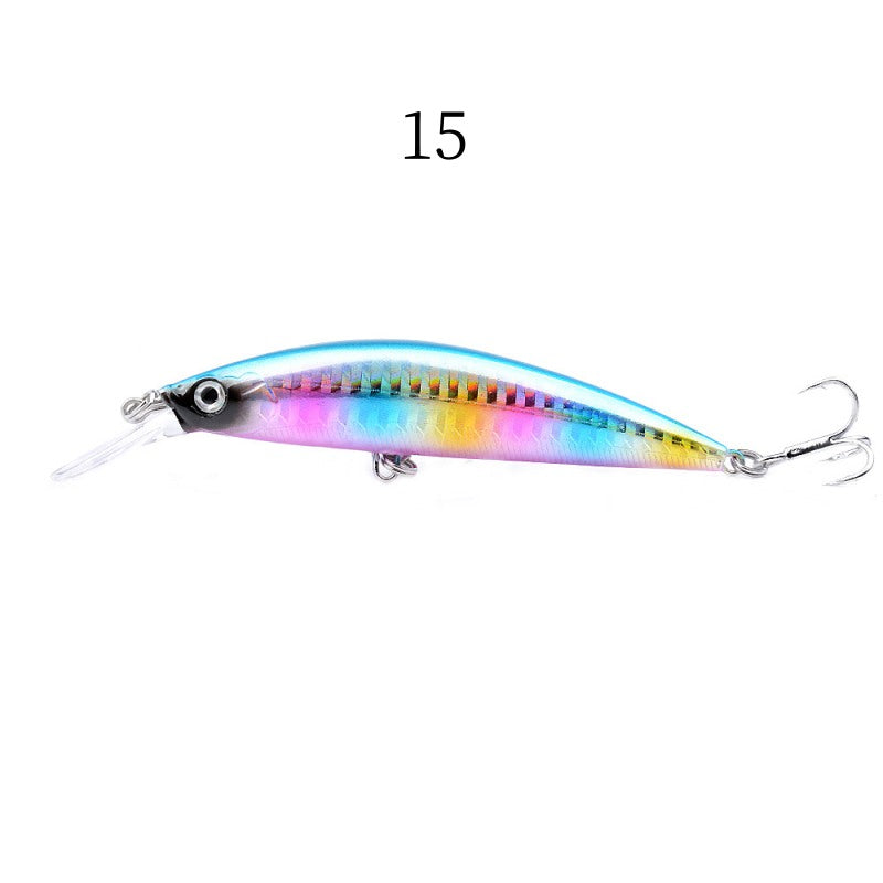 2pc 25.5g 10.7cm sinking minnow lure suitable for salty and fresh water