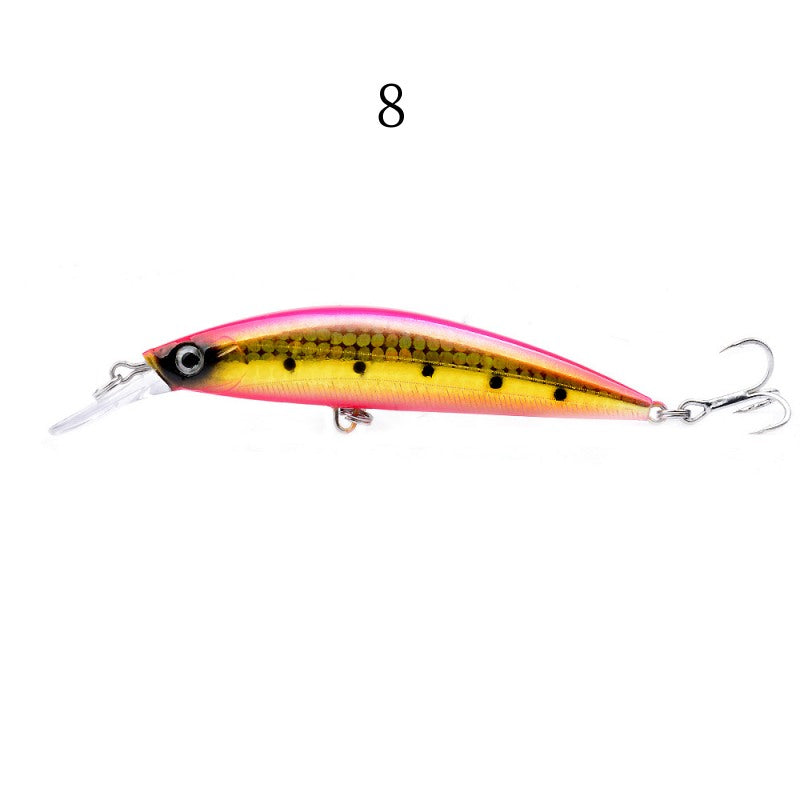 2pc 25.5g 10.7cm sinking minnow lure suitable for salty and fresh water