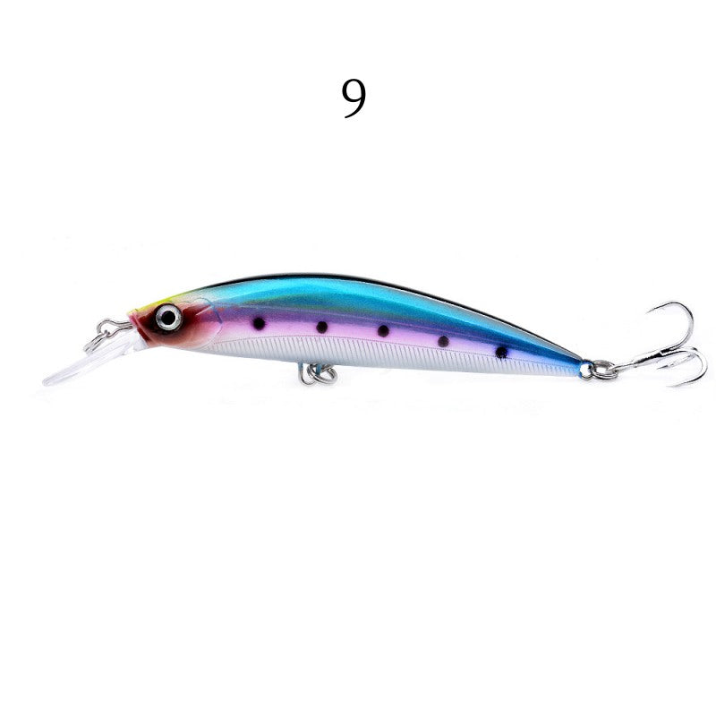 2pc 25.5g 10.7cm sinking minnow lure suitable for salty and fresh water